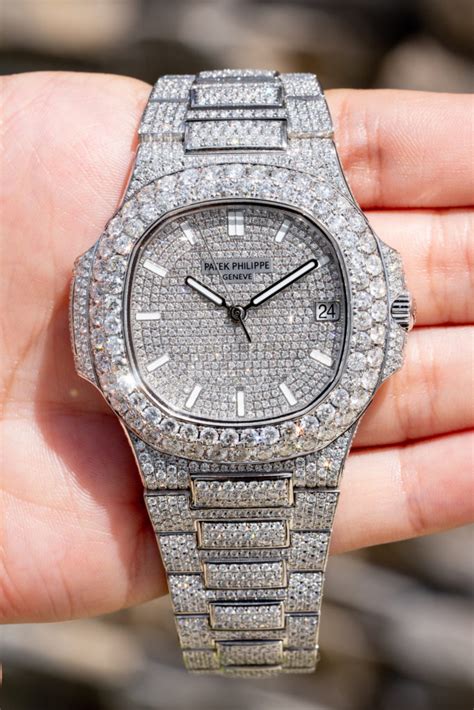 patek philippe nautilus automatic watch|Patek Philippe Nautilus with diamonds.